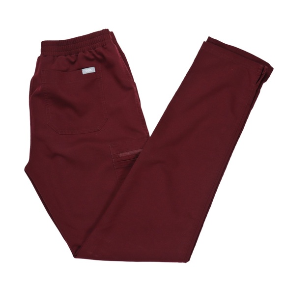 Figs Technical Collection Scrub Set Womens Burgandy Red S/T Catarina & Yola - Picture 7 of 16